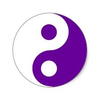 Purple Yin Yang Symbol Image